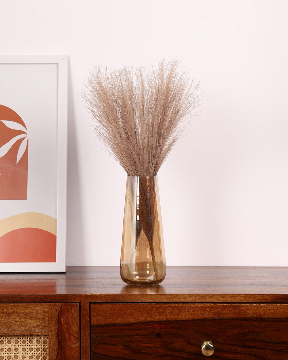 Brown Artificial Pampas Grass