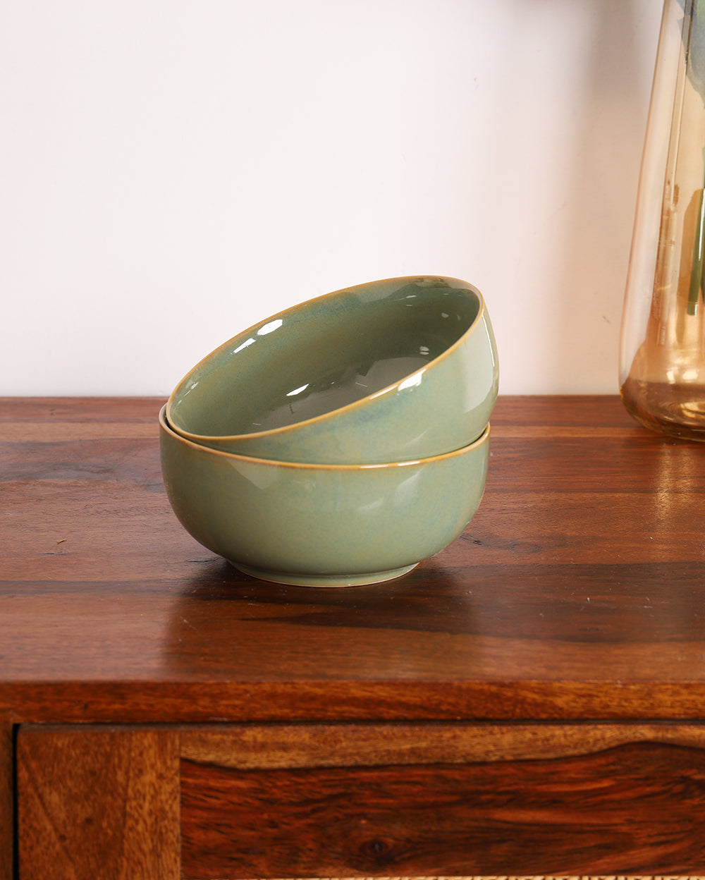 Porcelain Ceramic Serving Bowl Breakage Resistant – Set of 4 ( 5 inch )