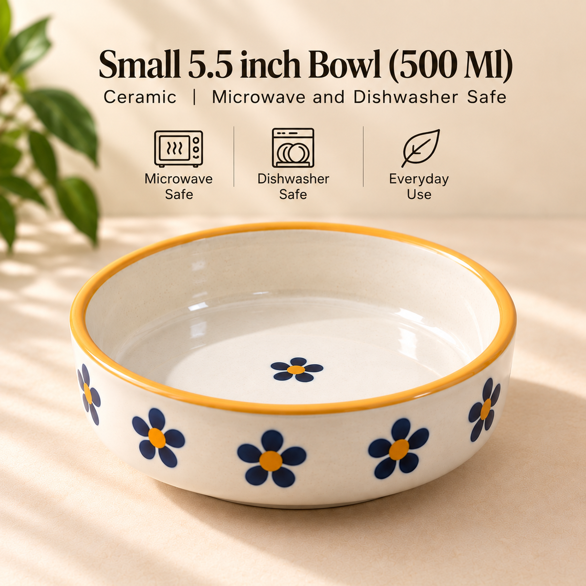 Ceramic Flat Bowl