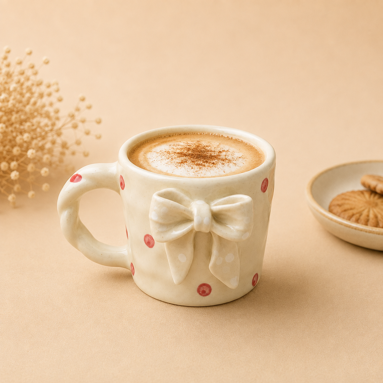 Snow bow mug