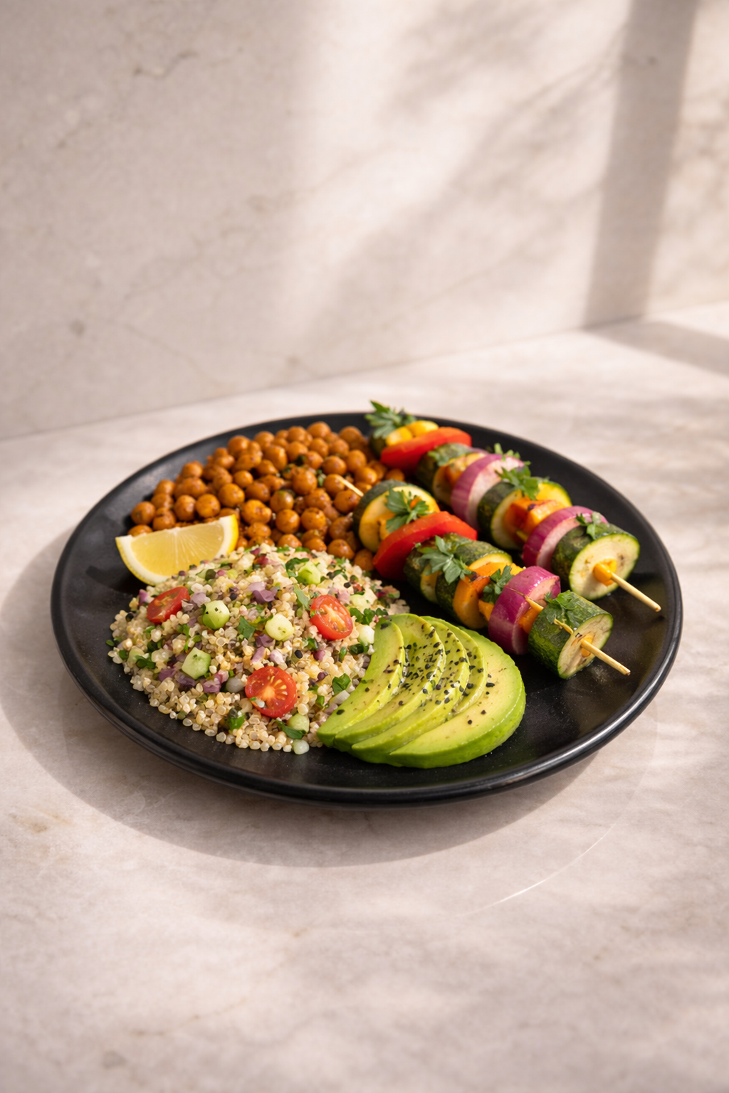 Studio Pottery Dinner Plate 10 inch Set of 2