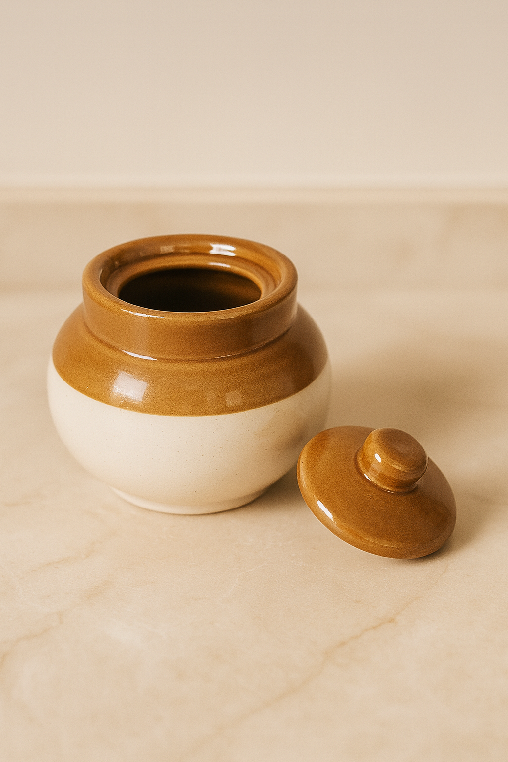 Small Ceramic Achar Jar Set of 2 ( 300 Gram )