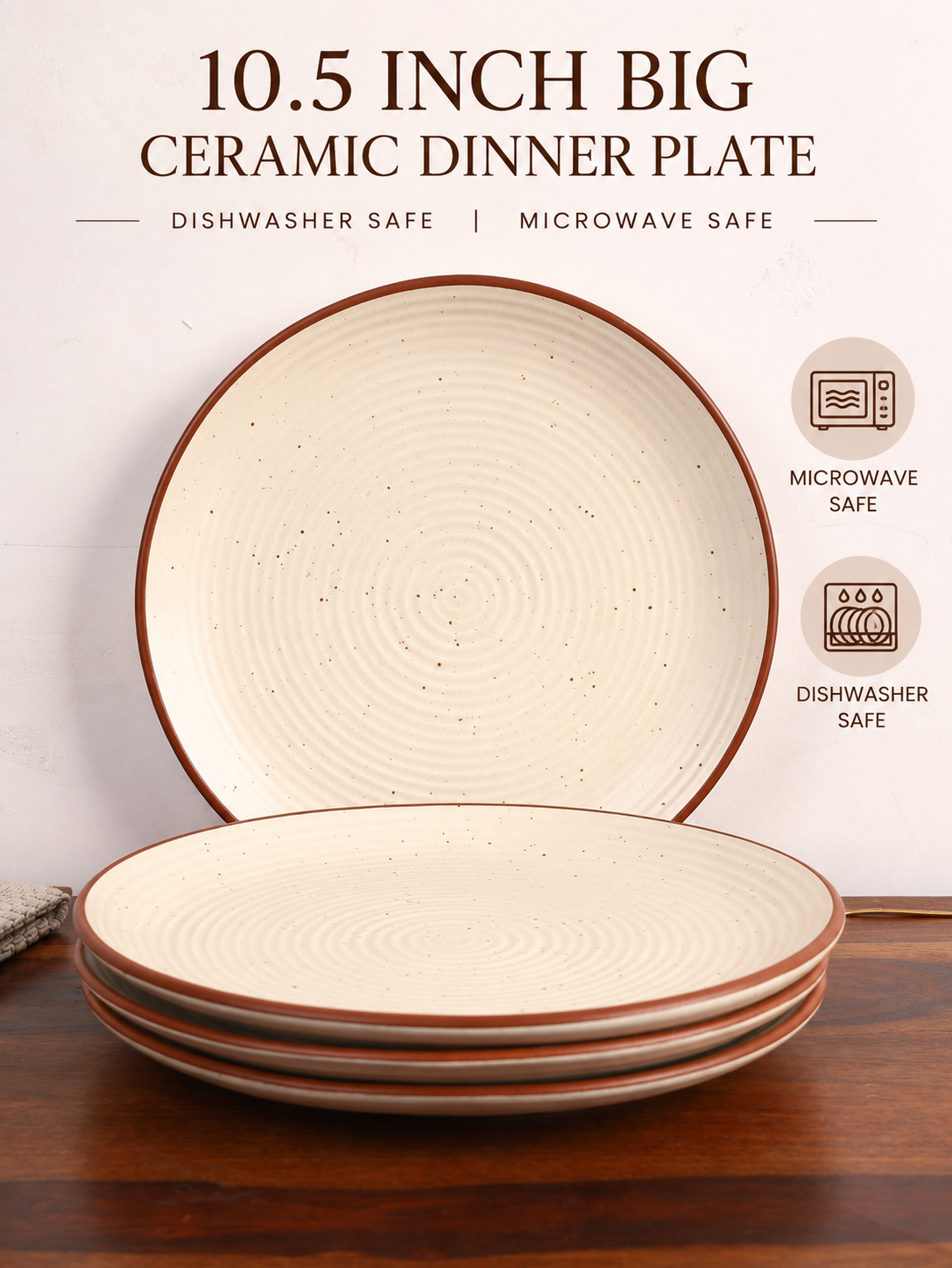 Studio Pottery Ceramic Dinner Plate