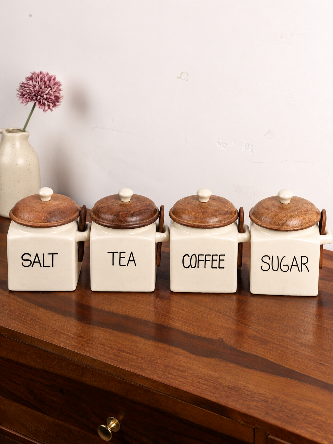 Studio Pottery Airtight Jar Set of 4