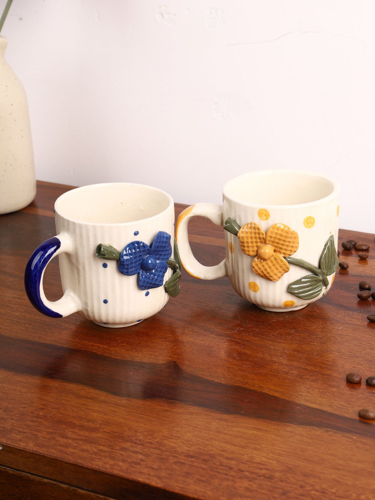 Sweet Pea Ceramic Cup (Set of 2)