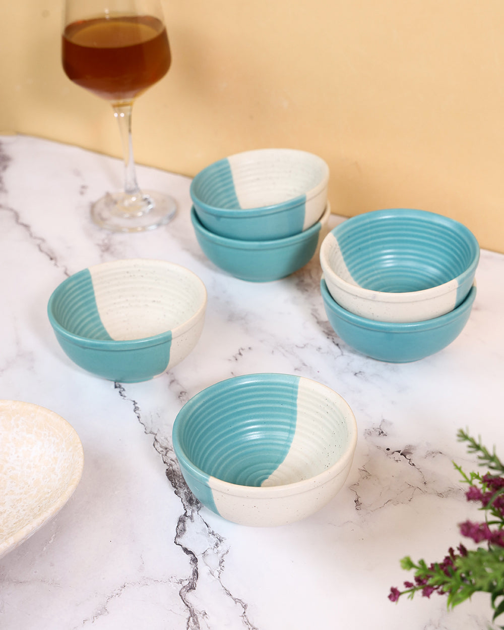 Shaded Ceramic dinner set ( Microwave Safe )