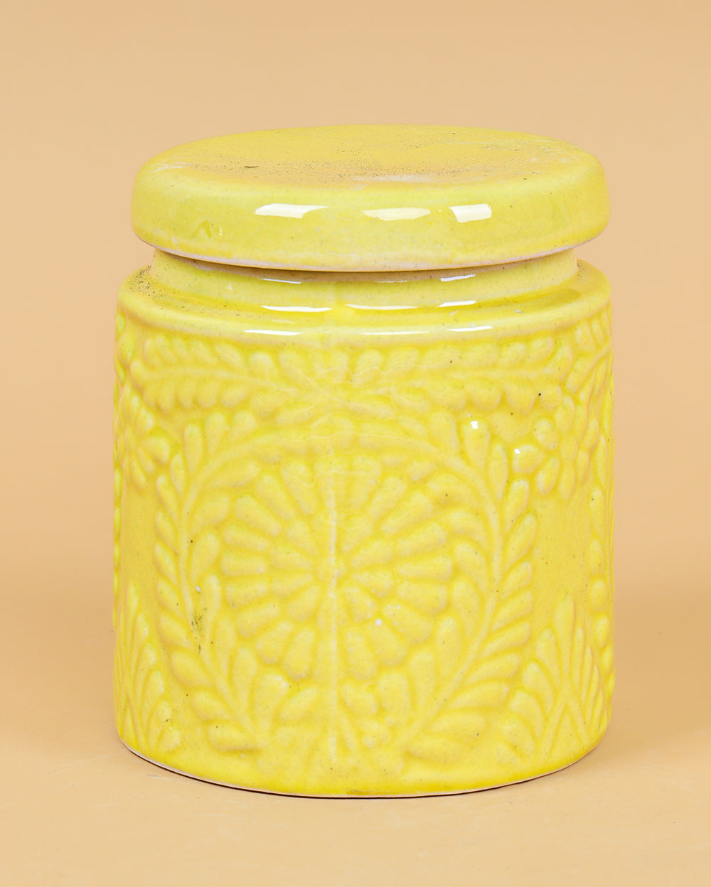 Bloomy floral jar