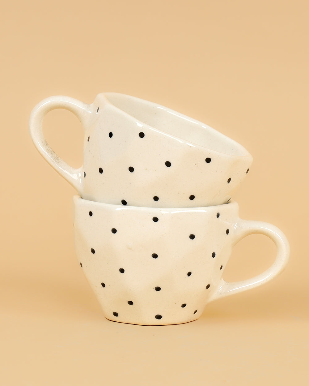 Polka dotted cups