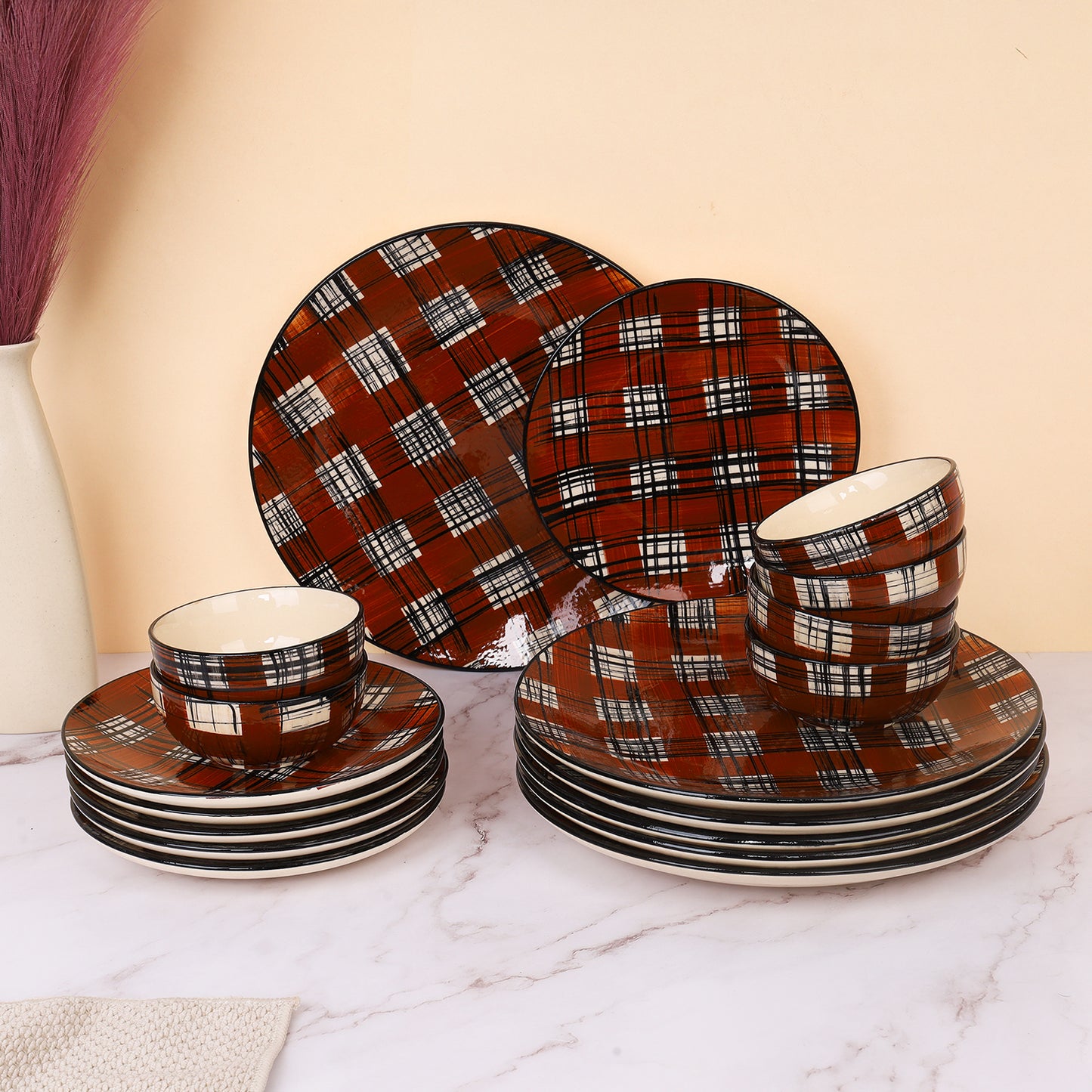 Studio Pottery Ceramic Dinner Set