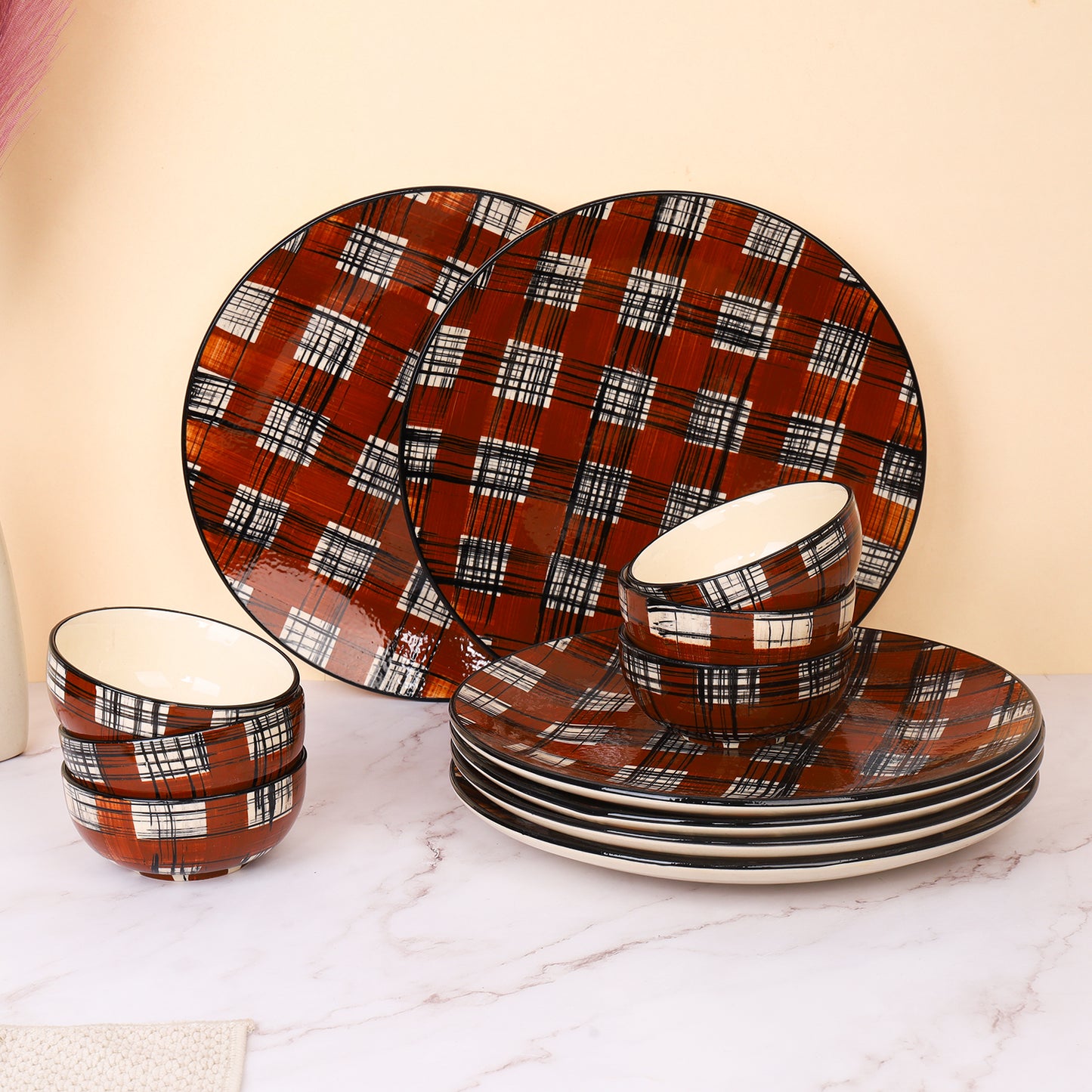 Studio Pottery Ceramic Dinner Set
