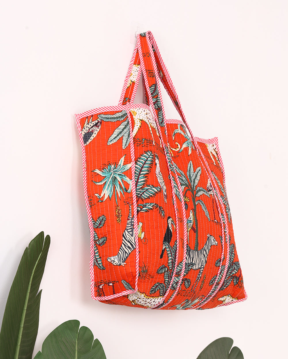 Orange cucktoo bag Set of 4