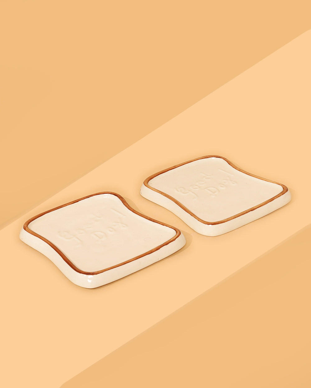 Toasty Ceramic breakfast plate