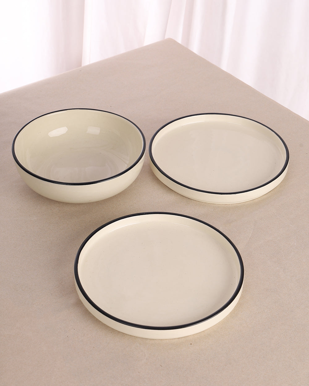 Studio Pottery Breakfast Set 4 Pcs