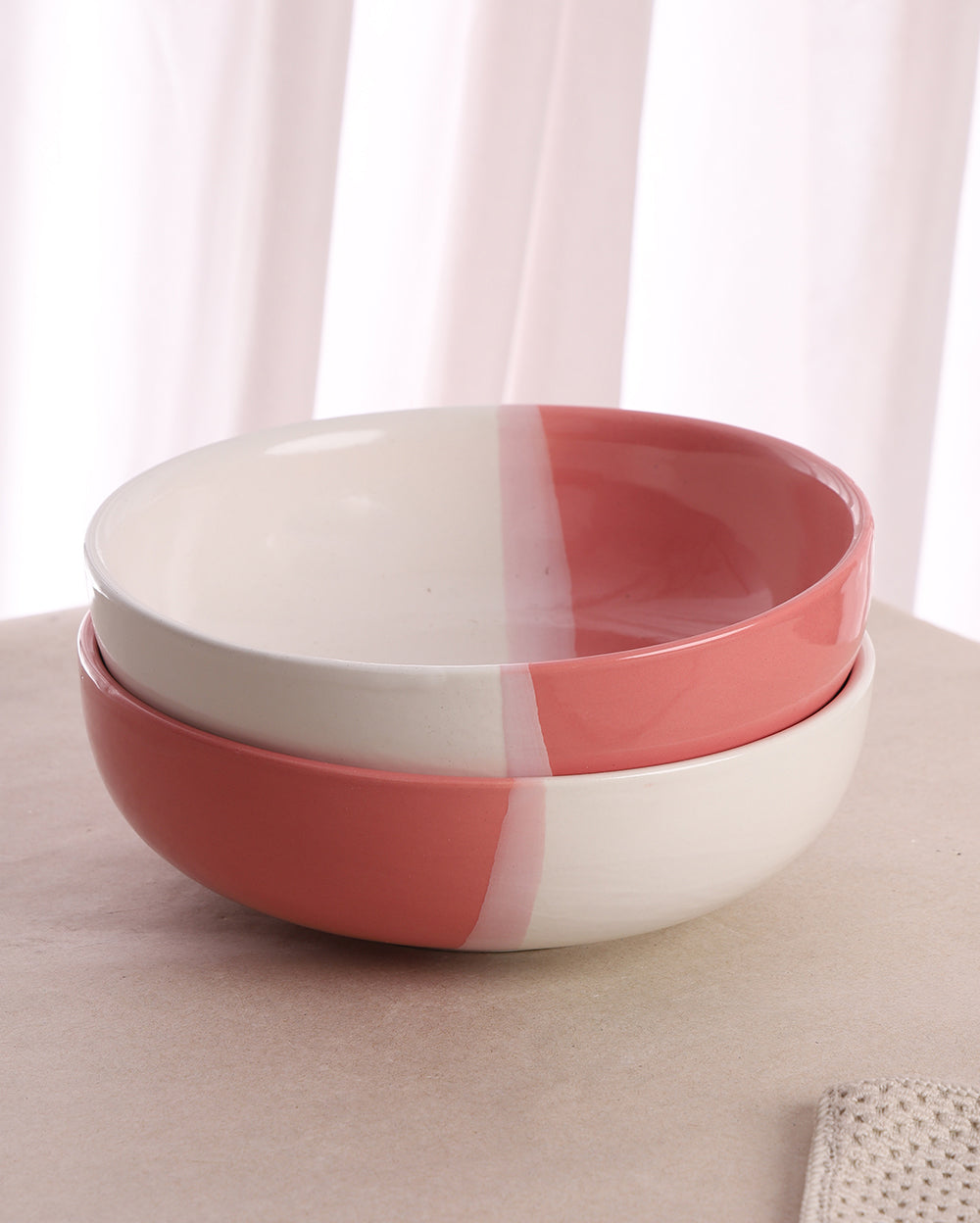 Studio Pottery Big Salad Bowl - 8 inch