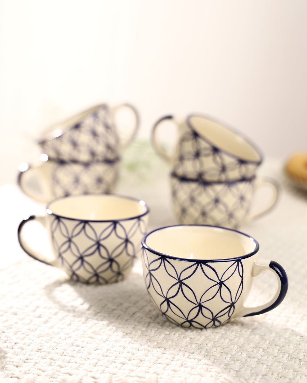 Elegant tea set with saucer