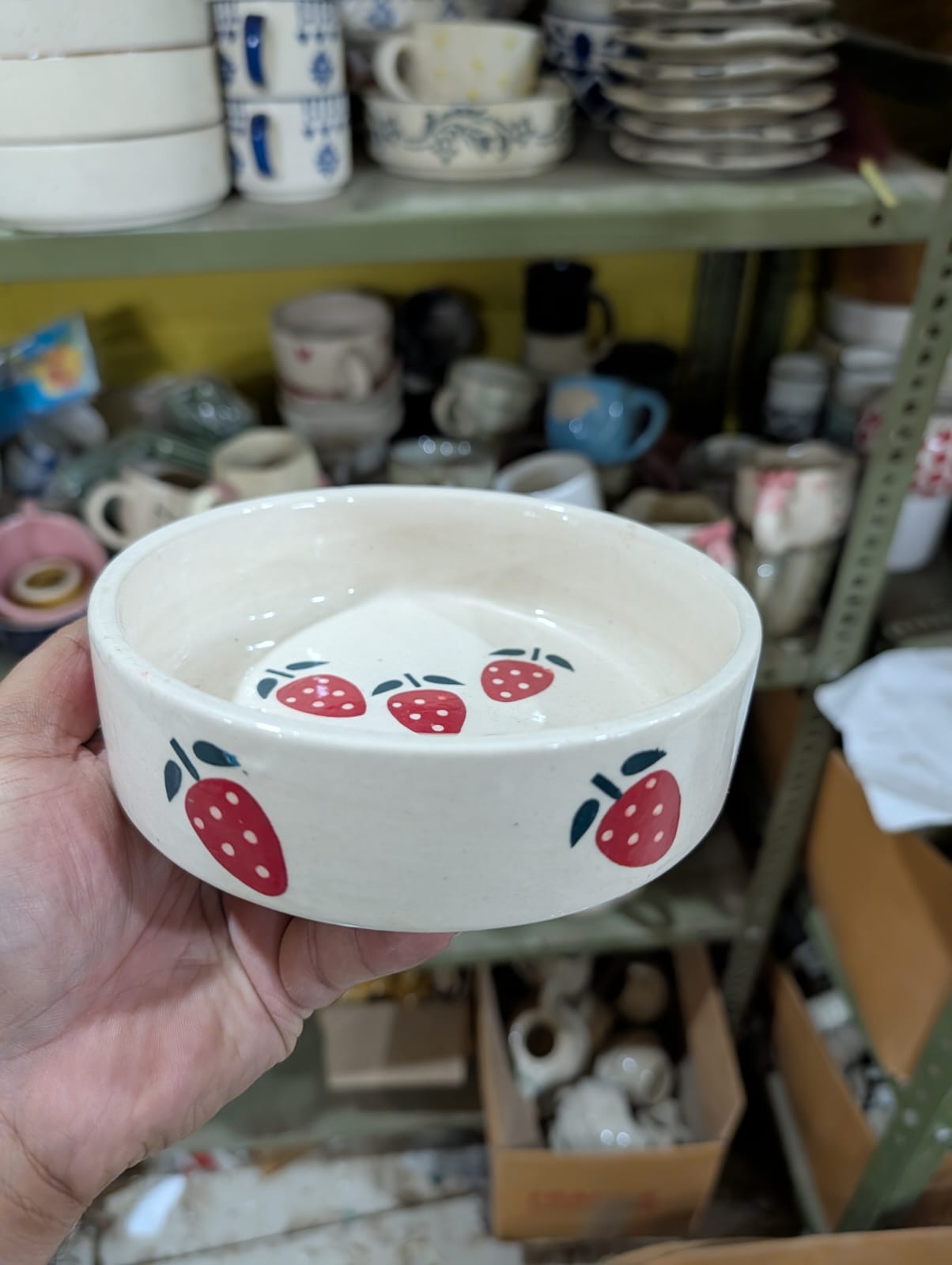 Ceramic Flat Bowl 5.5 inch