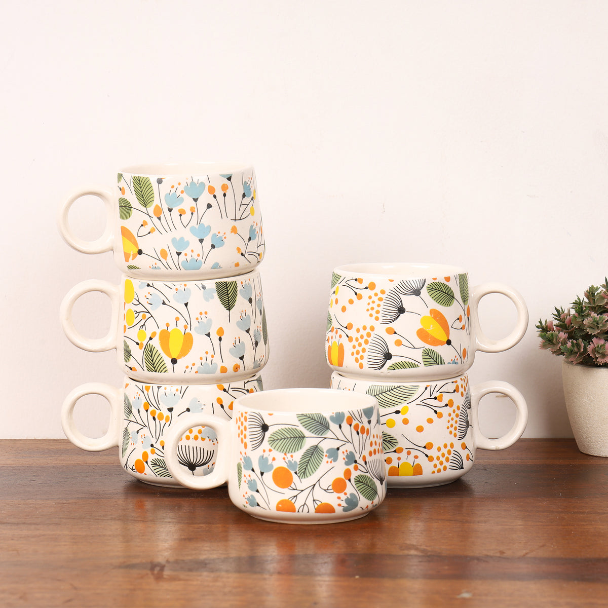 Gardenia Tea Cups (Set of 6)