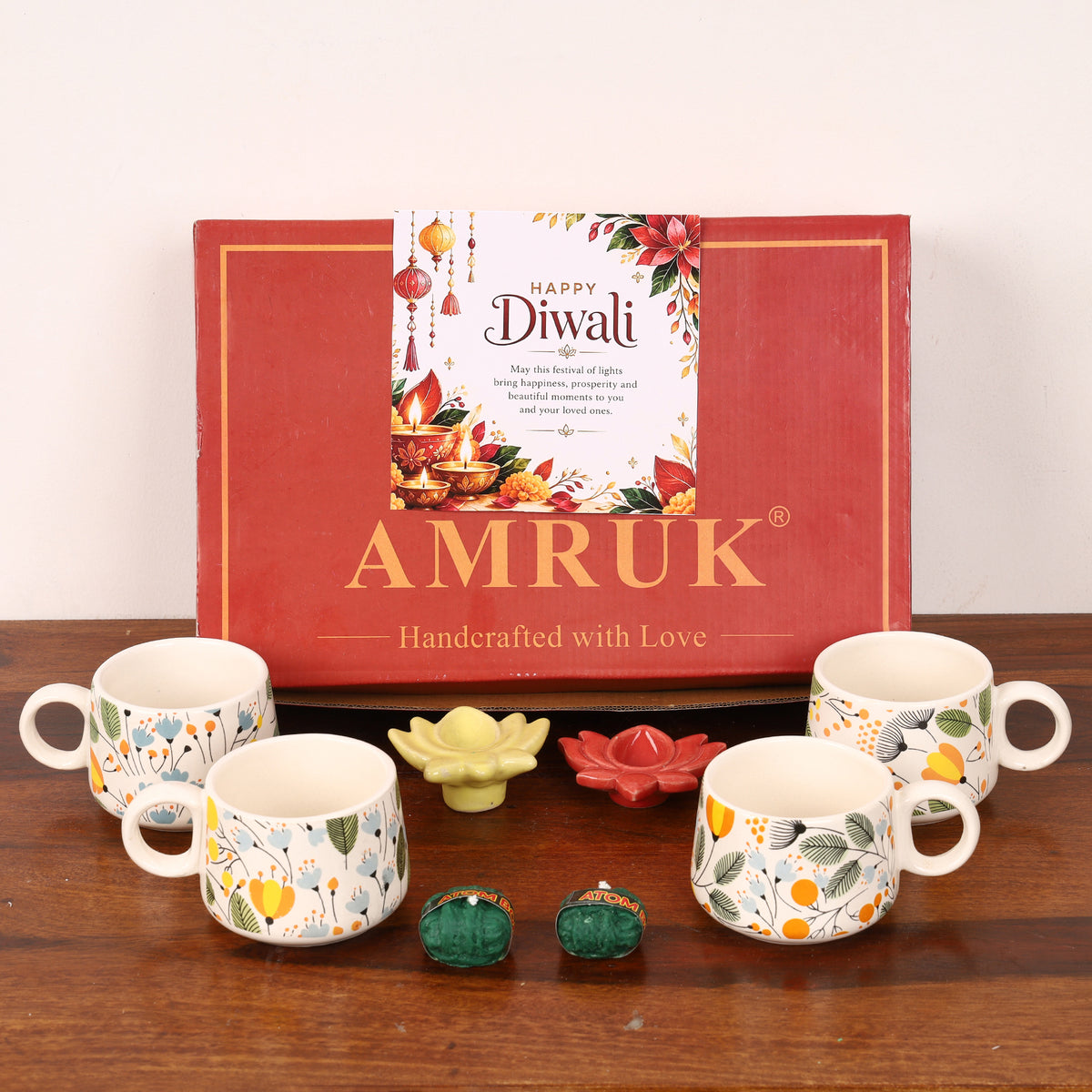 Gardenia cups gift set