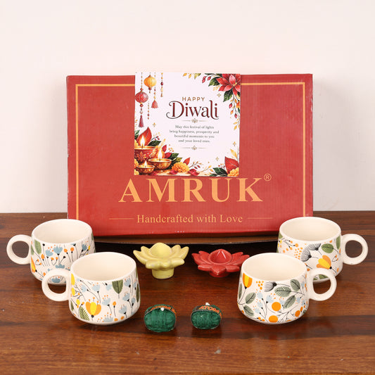 Gardenia cups gift set
