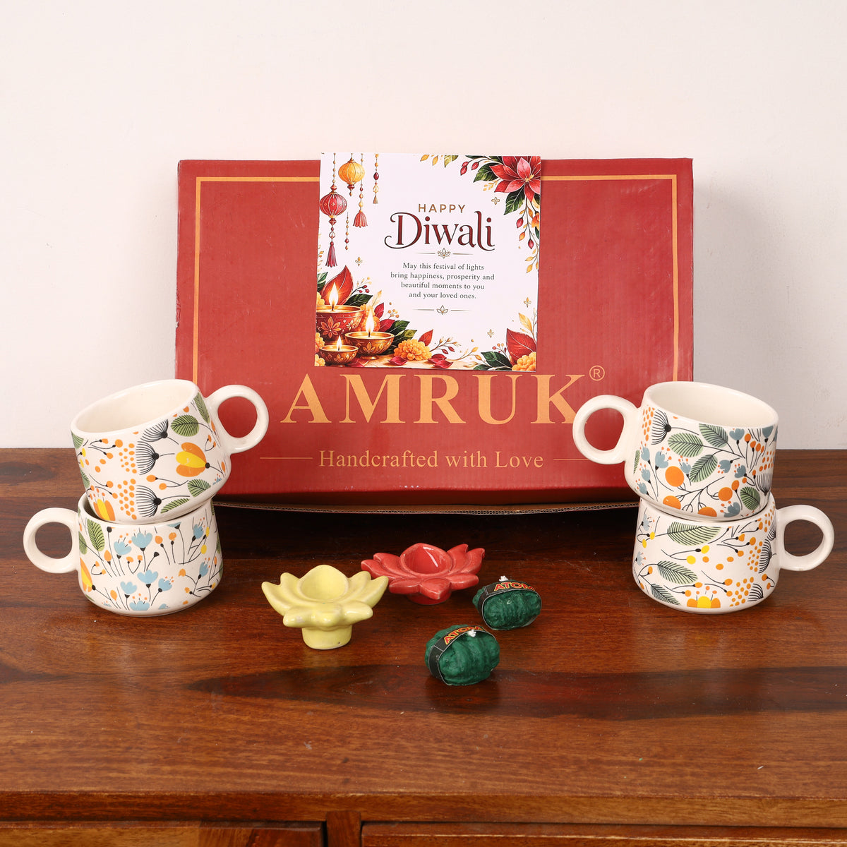 Gardenia cups gift set