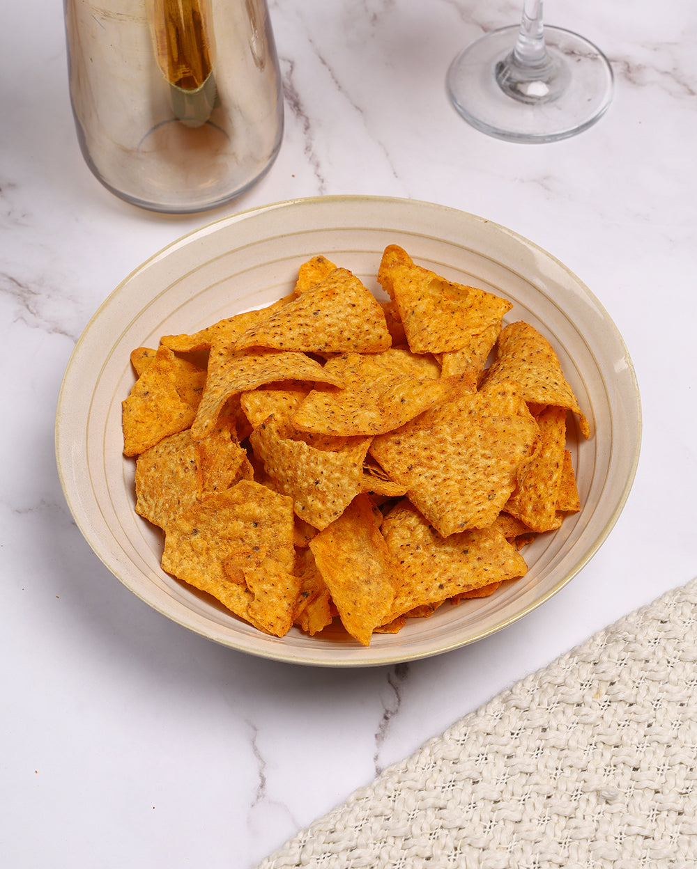 Ceramic Porcelain Big Size Snack Bowl - Breakage Resistant