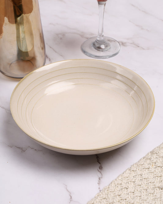 Ceramic Porcelain Big Size Snack Bowl - Breakage Resistant
