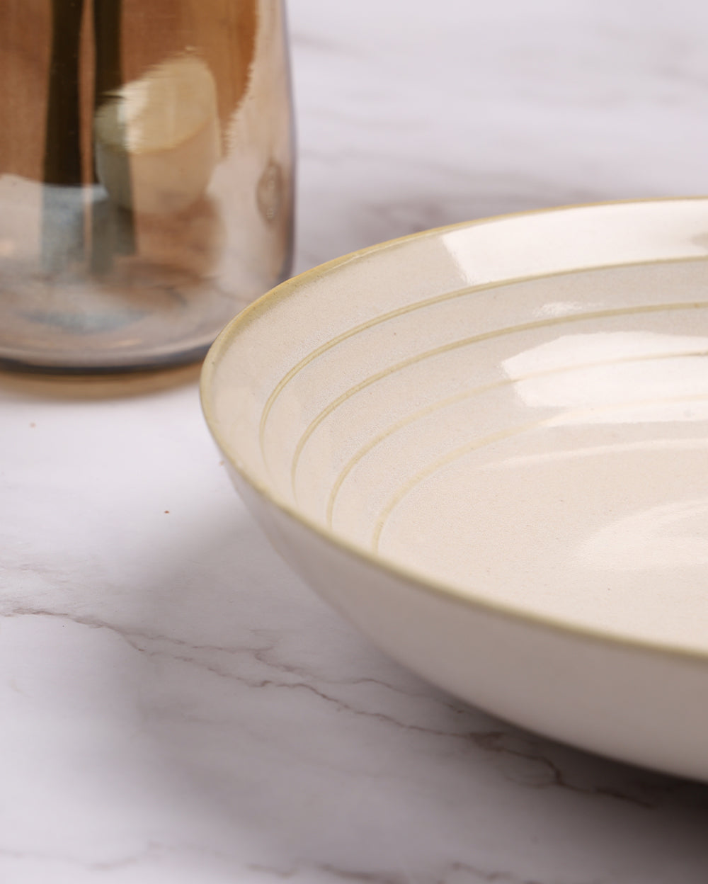 Ceramic Porcelain Big Size Snack Bowl - Breakage Resistant