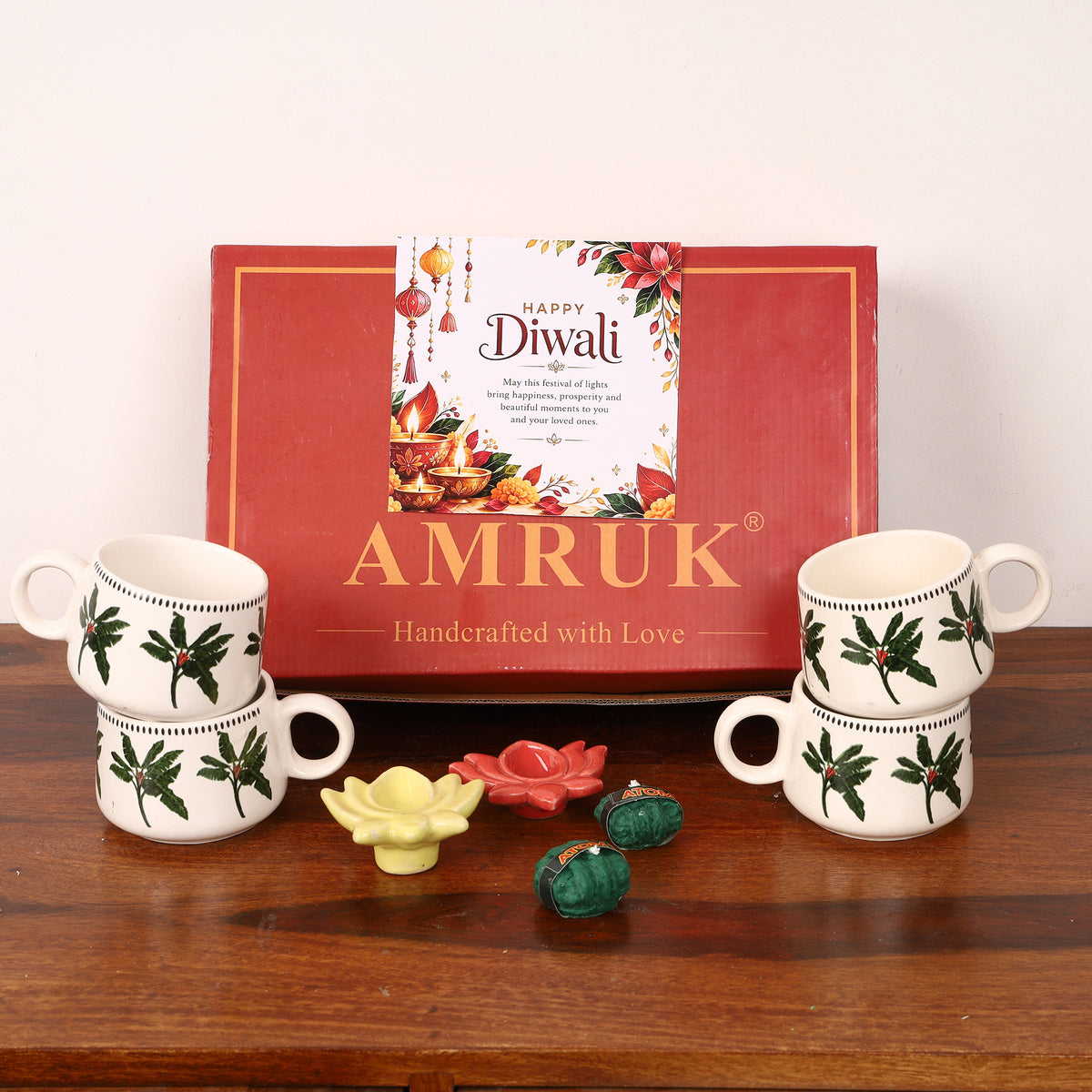 Coconut coffee cups gift set