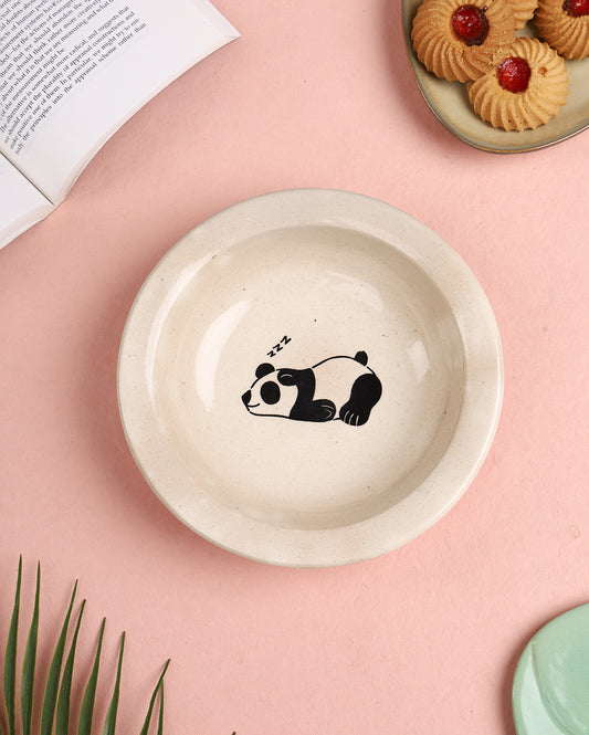 Panda pasta plate