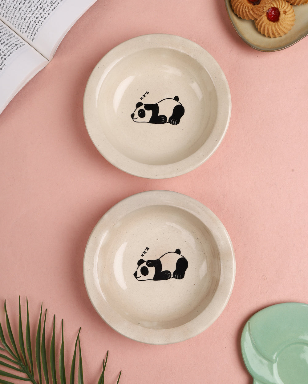 Panda pasta plate