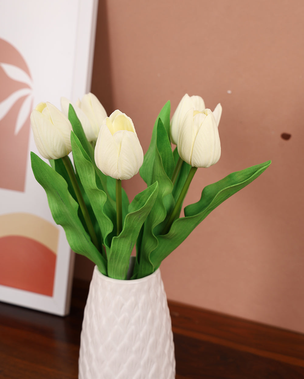 Milky tulips