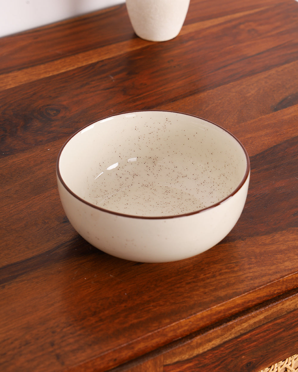 Porcelain Ceramic Serving Bowl Breakage Resistant – Set of 4 ( 5 inch )