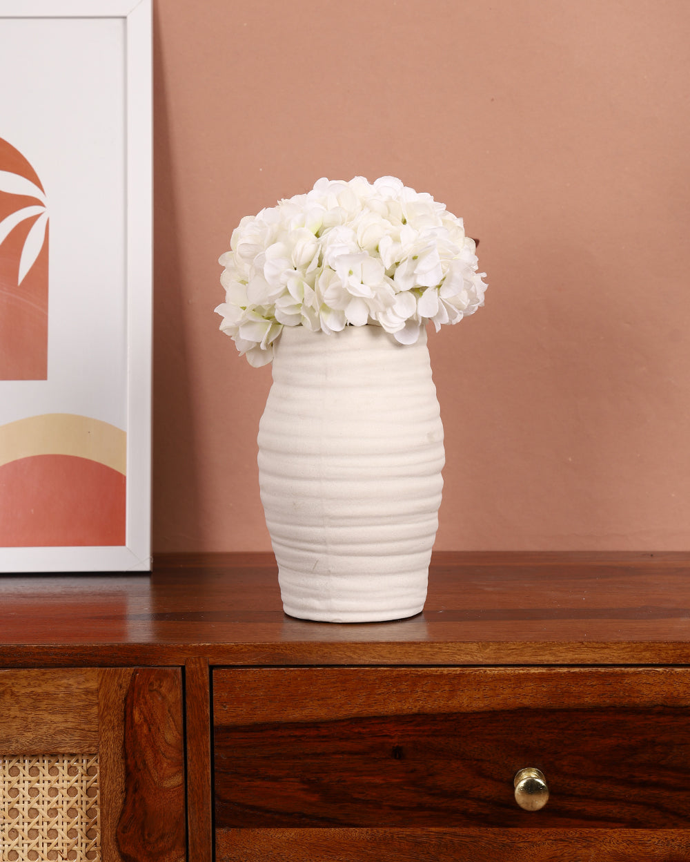 Harpy Ceramic Matte Vase - 10 inch