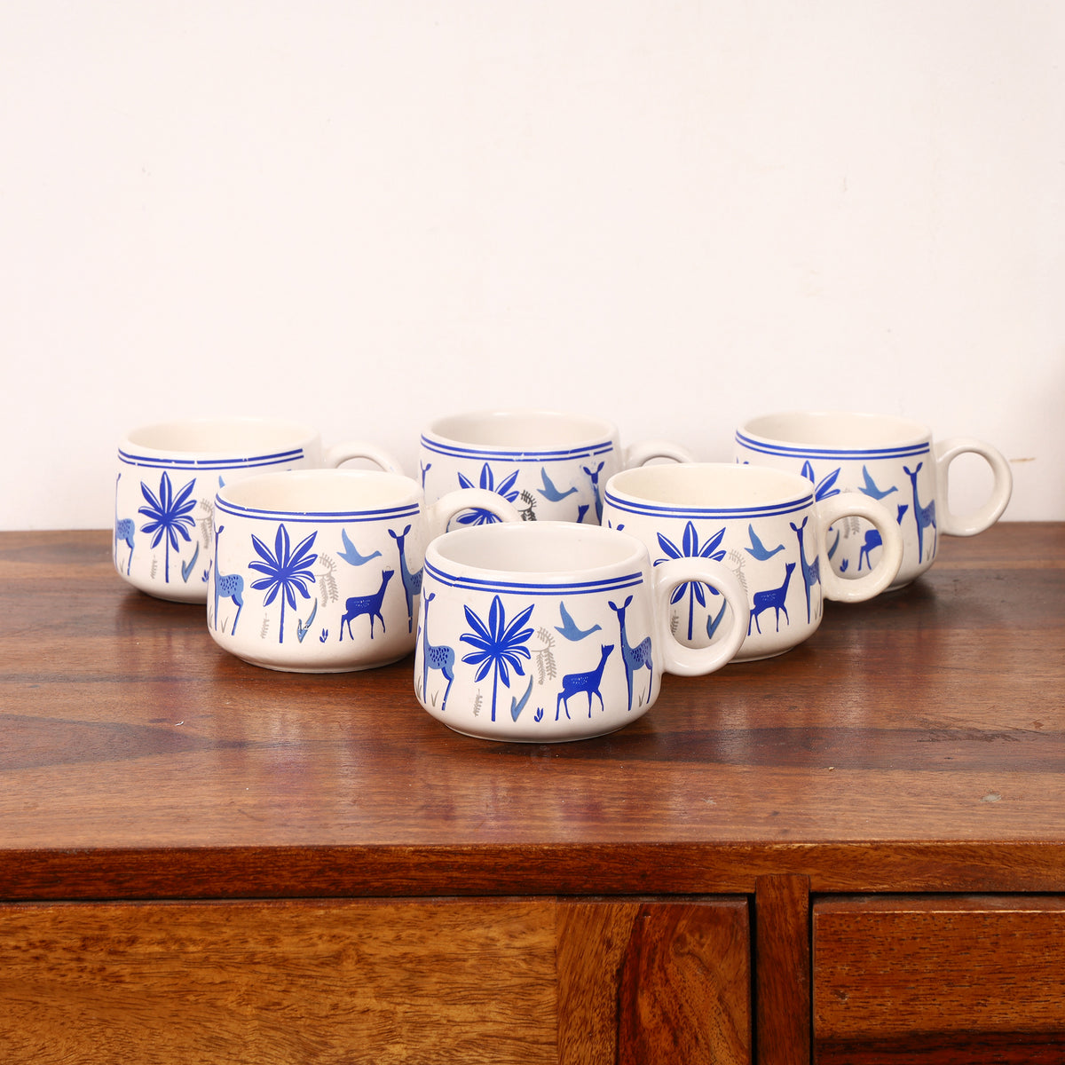Deer coral mug (Set of 6)