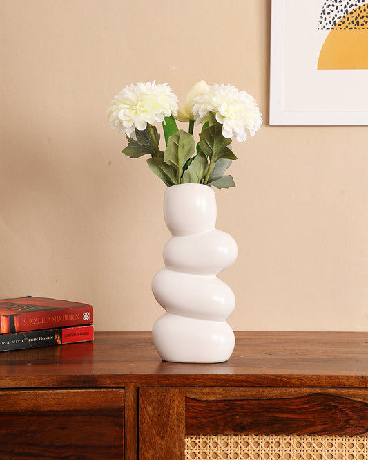 Studio Pottery Ceramic Tall Vase - 9 inch