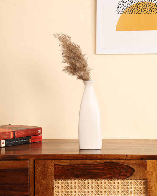 Studio Pottery Ceramic Tall Vase - 8 inch