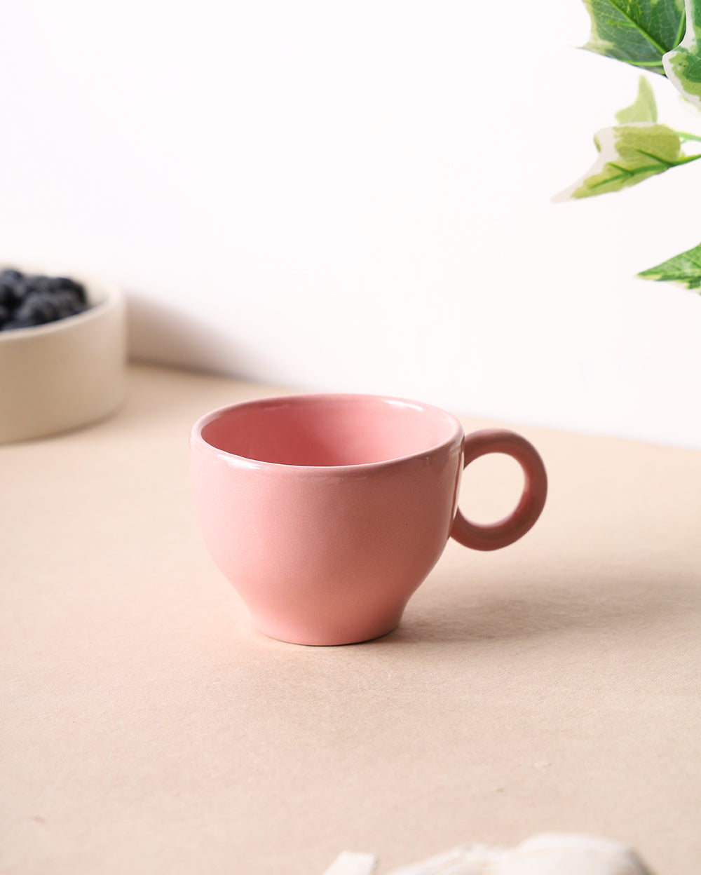 Daffodil Ceramic Cup and Saucer