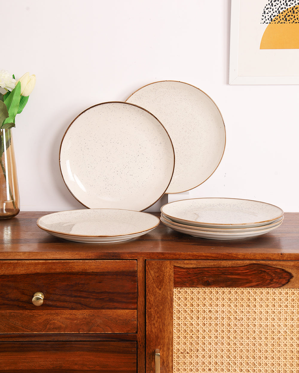 Porcelain Studio Pottery Dinner Set
