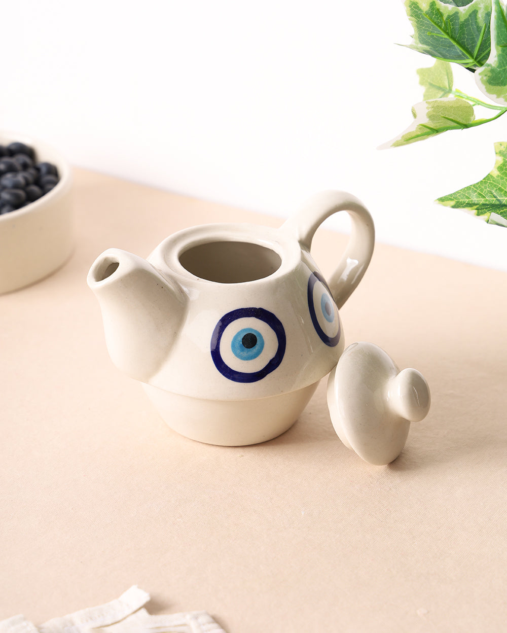 Studio Pottery Kettle with Mug