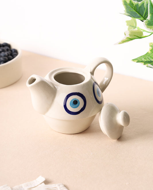 Studio Pottery Kettle with Mug