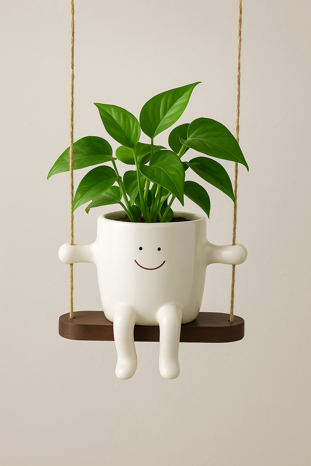 Studio Pottery Hanging Planter 6 inch ( Without Plant )