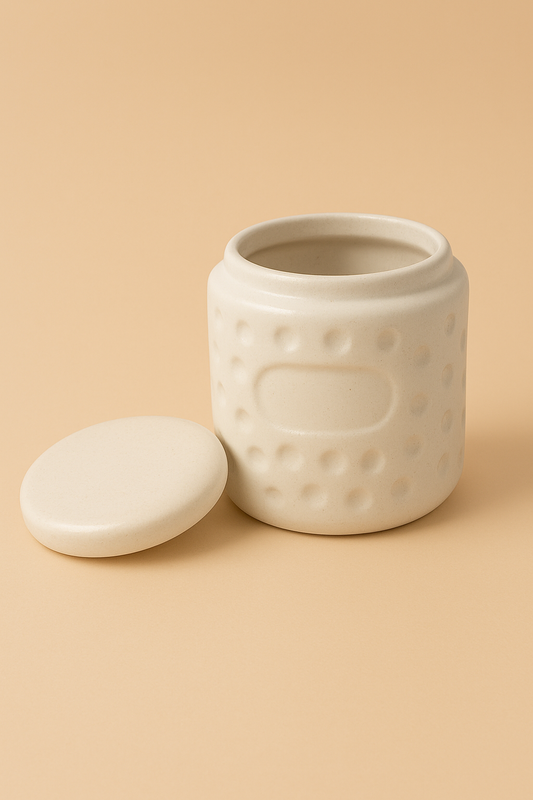Ceramic Jar 1 Kg ( Not Airtight )