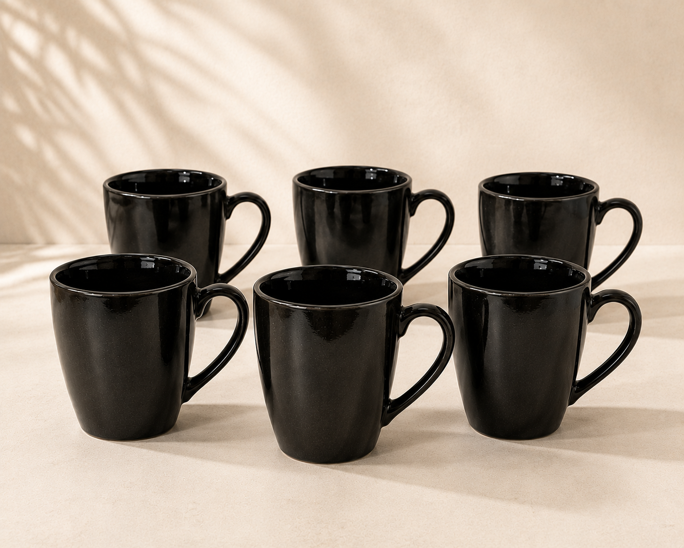 Studio Pottery Classic Black Coffee Mug