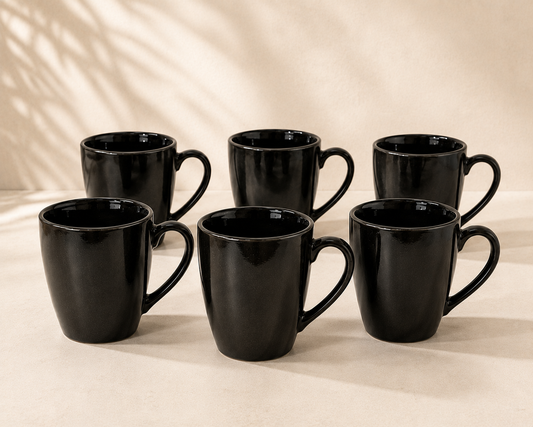 Studio Pottery Classic Black Coffee Mug