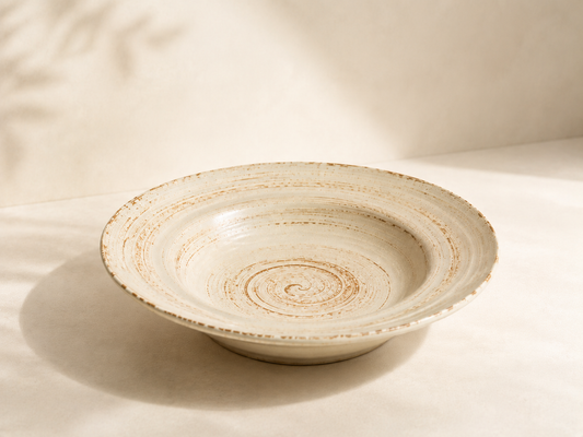 Studio Pottery Ceramic Pasta Plate