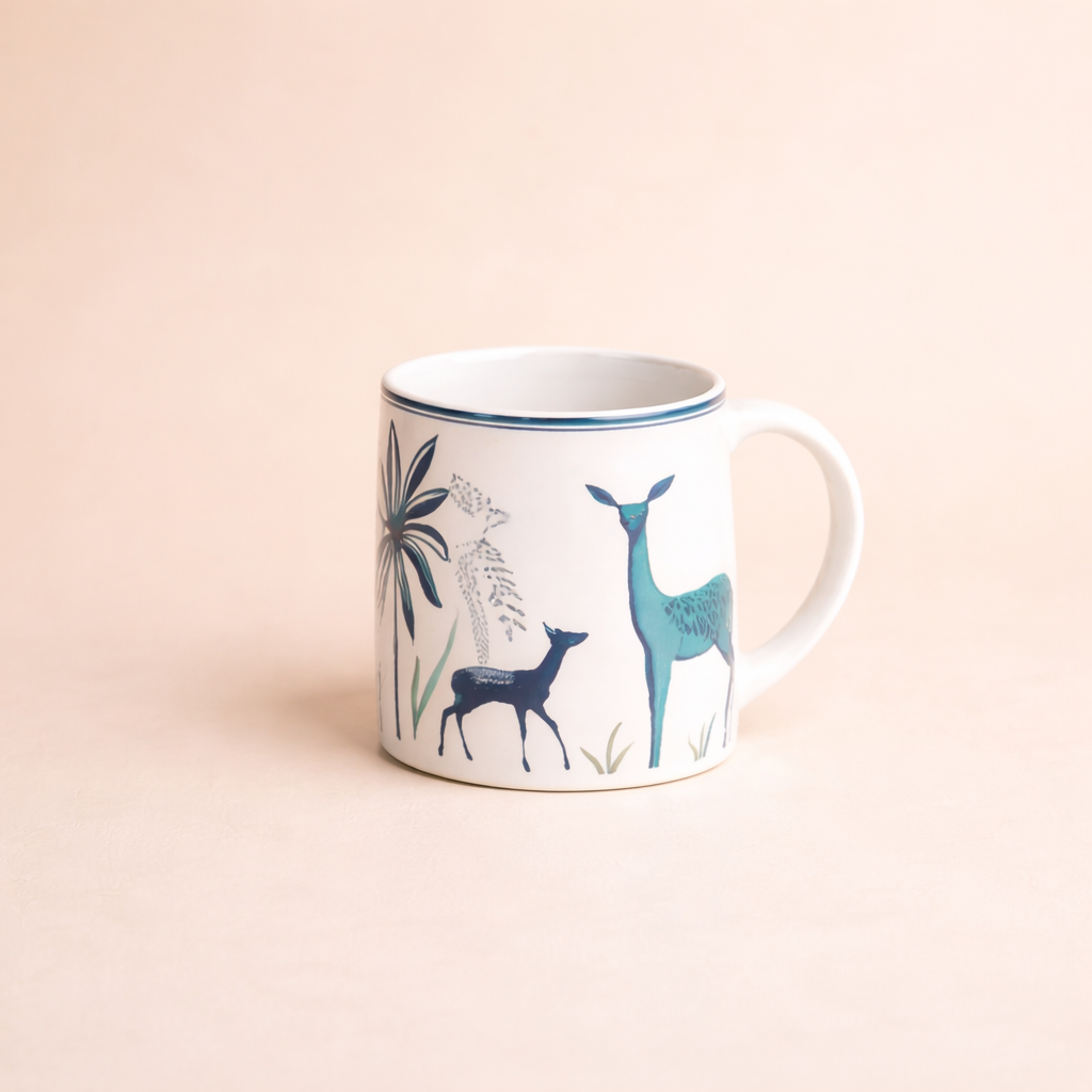 Studio Pottery Hand-Painted Mug 300 Ml