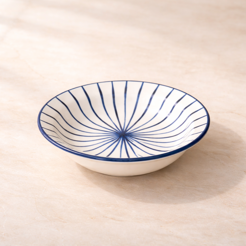 Studio Pottery Pasta Plate 7 Inch Microwave Safe