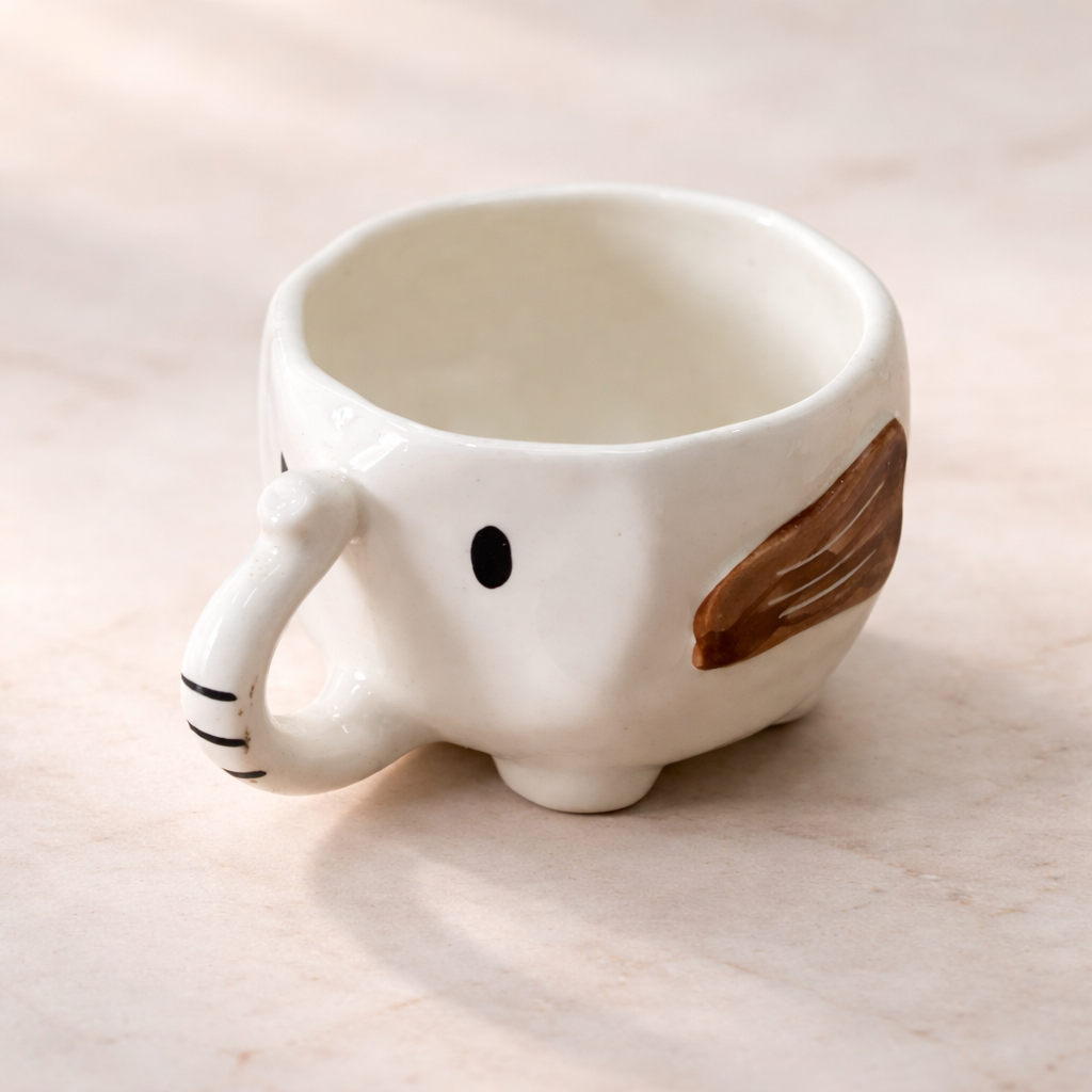 Ceramic Cute Elephant Mug 250 Ml