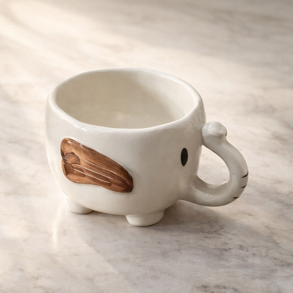 Ceramic Cute Elephant Mug 250 Ml