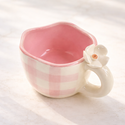 Studio Pottery Flower Cup 250 Ml